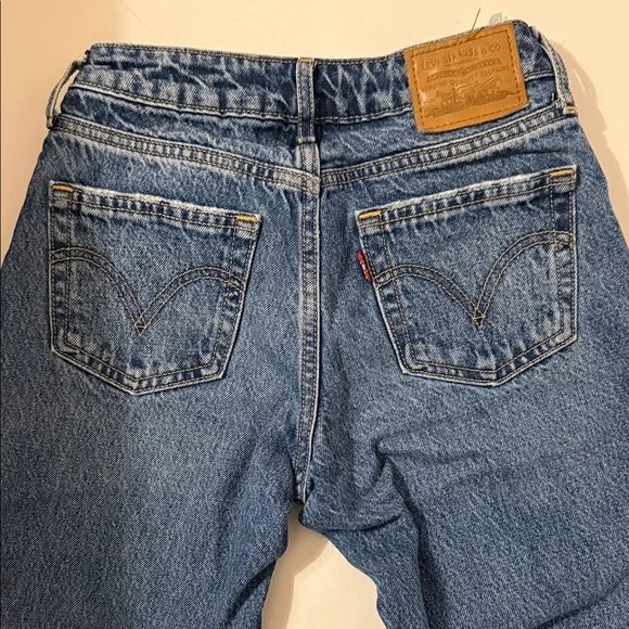 Levi's Low Loose Straight Jeans sz 23 - Picture 4 of 6